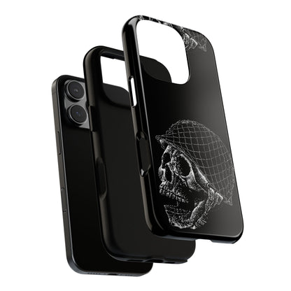 Skull Soldier Phone Case — Military Helmet Skull Tough Case