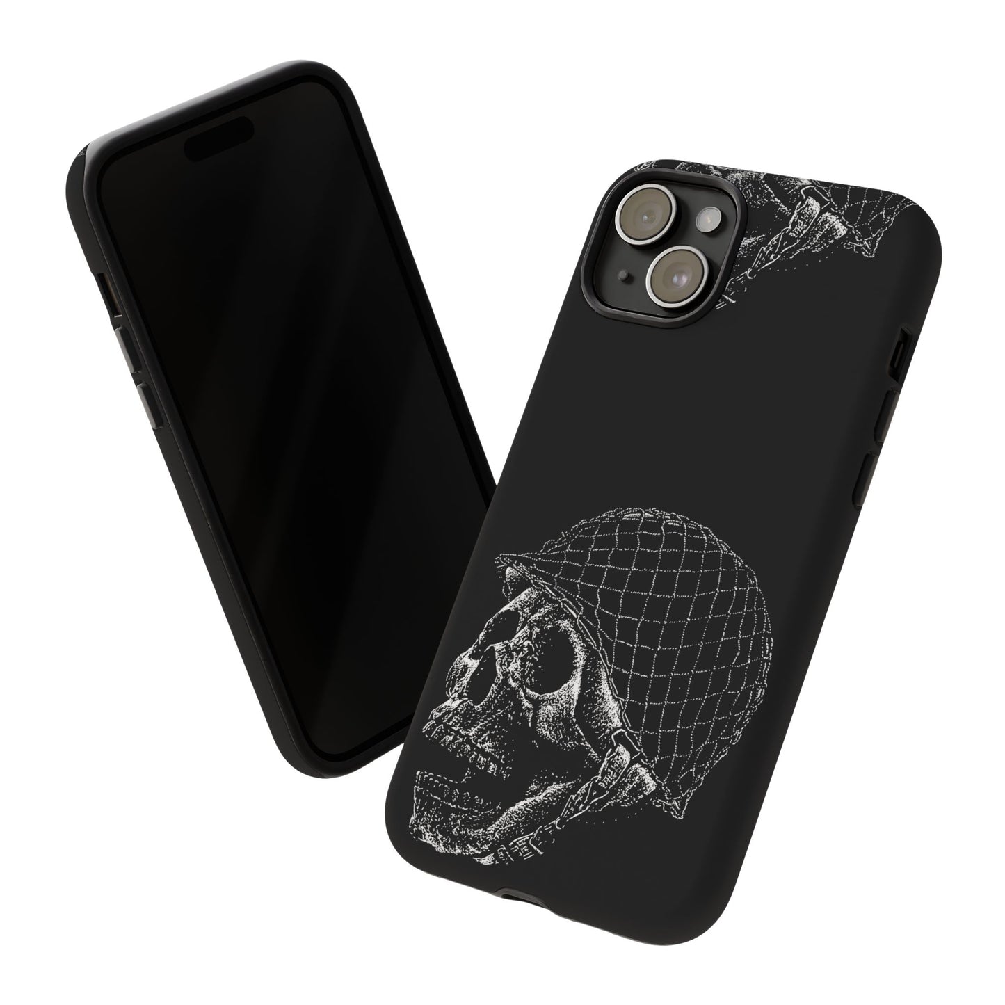 Skull Soldier Phone Case — Military Helmet Skull Tough Case