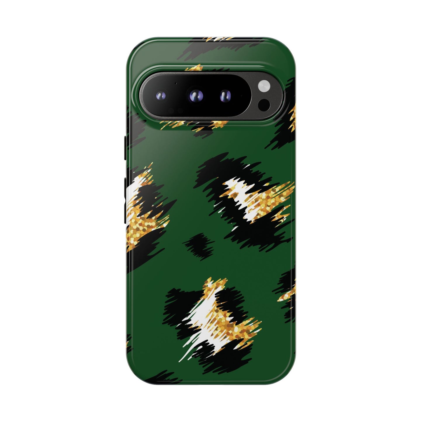 Green Leopard Print Phone Case – Tough Protective iPhone Cover