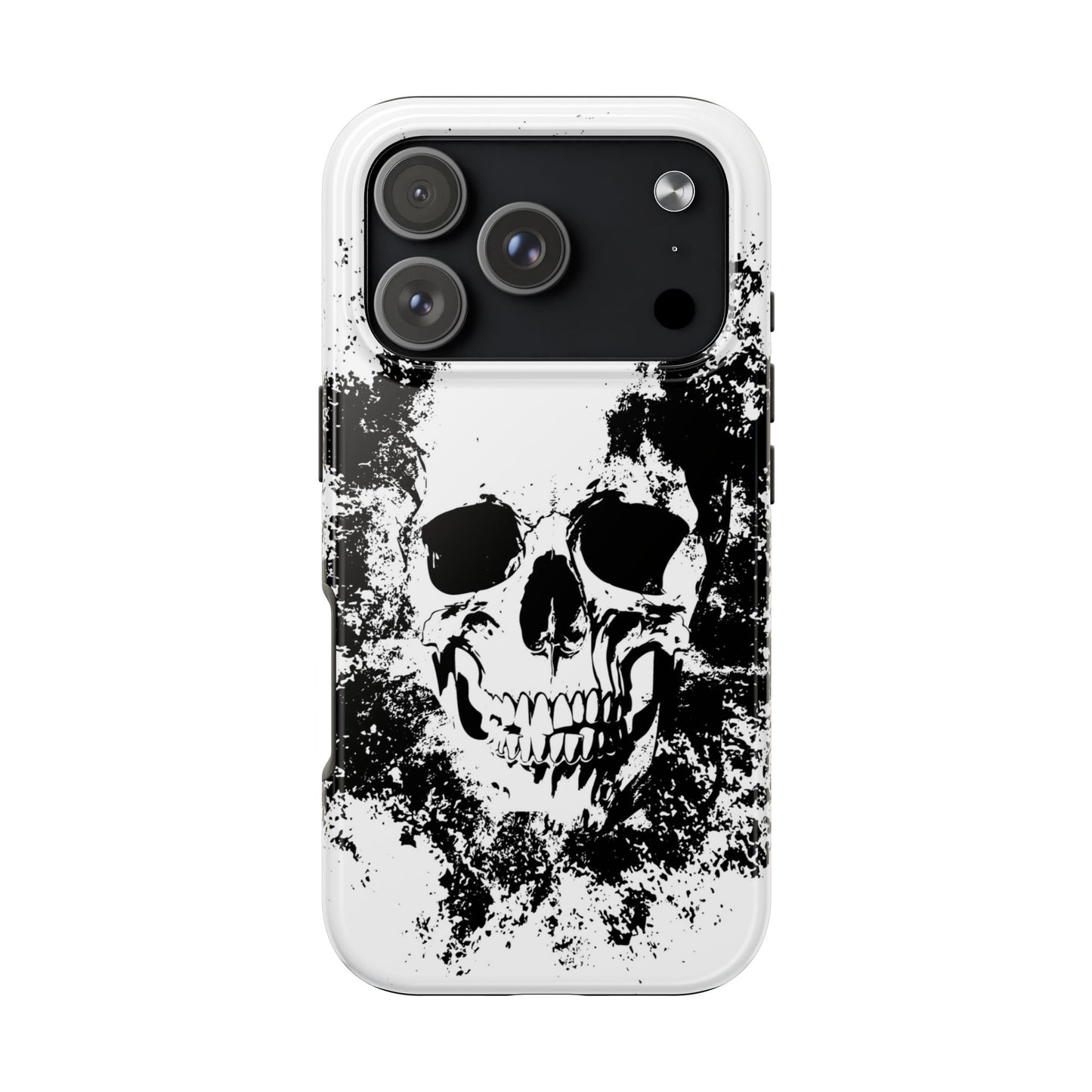 Ink Skull IPhone Case — MagSafe Compatible Protective Cover