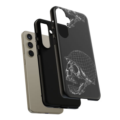 Skull Soldier Phone Case — Military Helmet Skull Tough Case