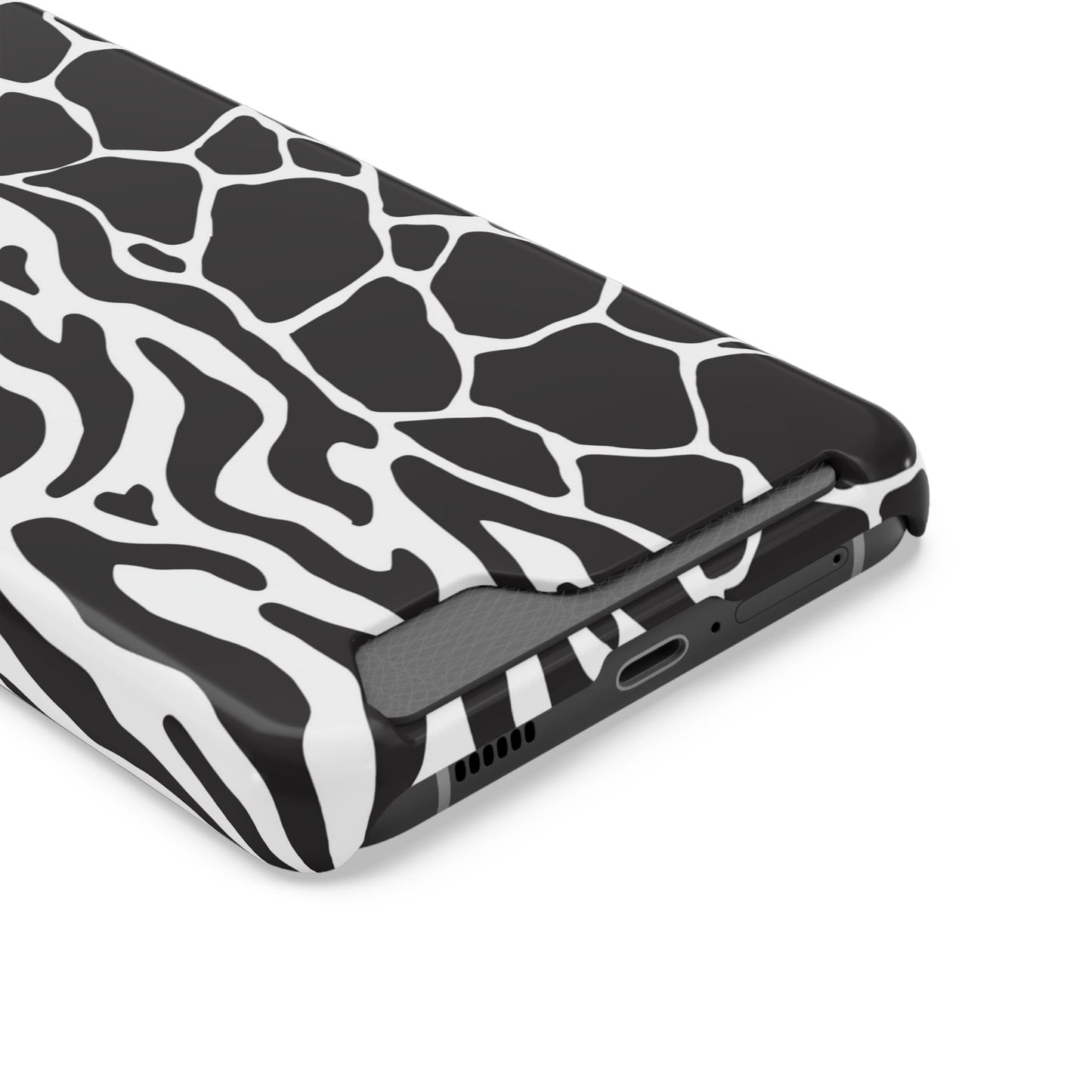 Animal Print Phone Case — Zebra & Giraffe Edition with Card Holder — Slim, Stylish, MagSafe