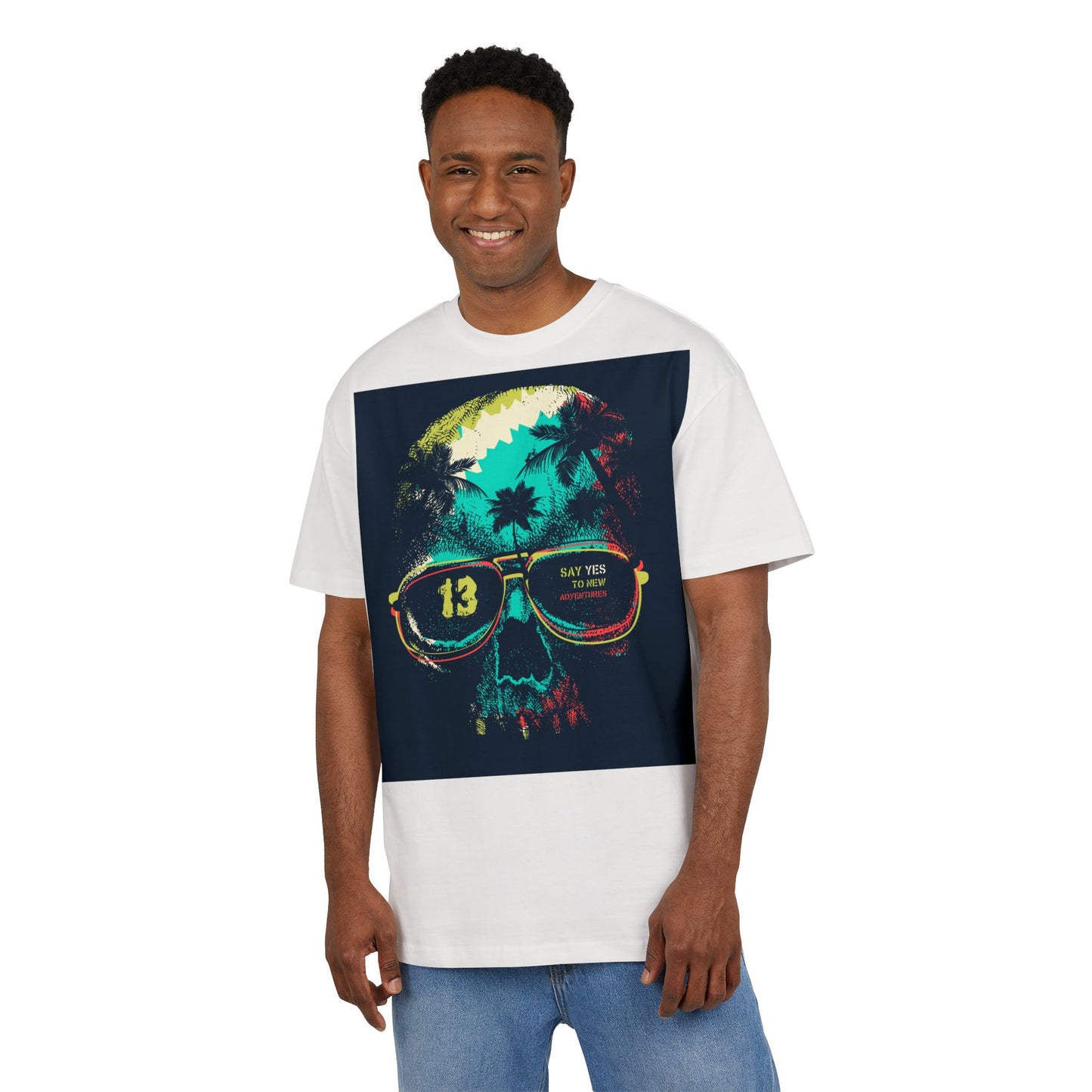 Skull Sunglasses Tee — "Walk Into The Wild" Adventure Graphic T‑Shirt