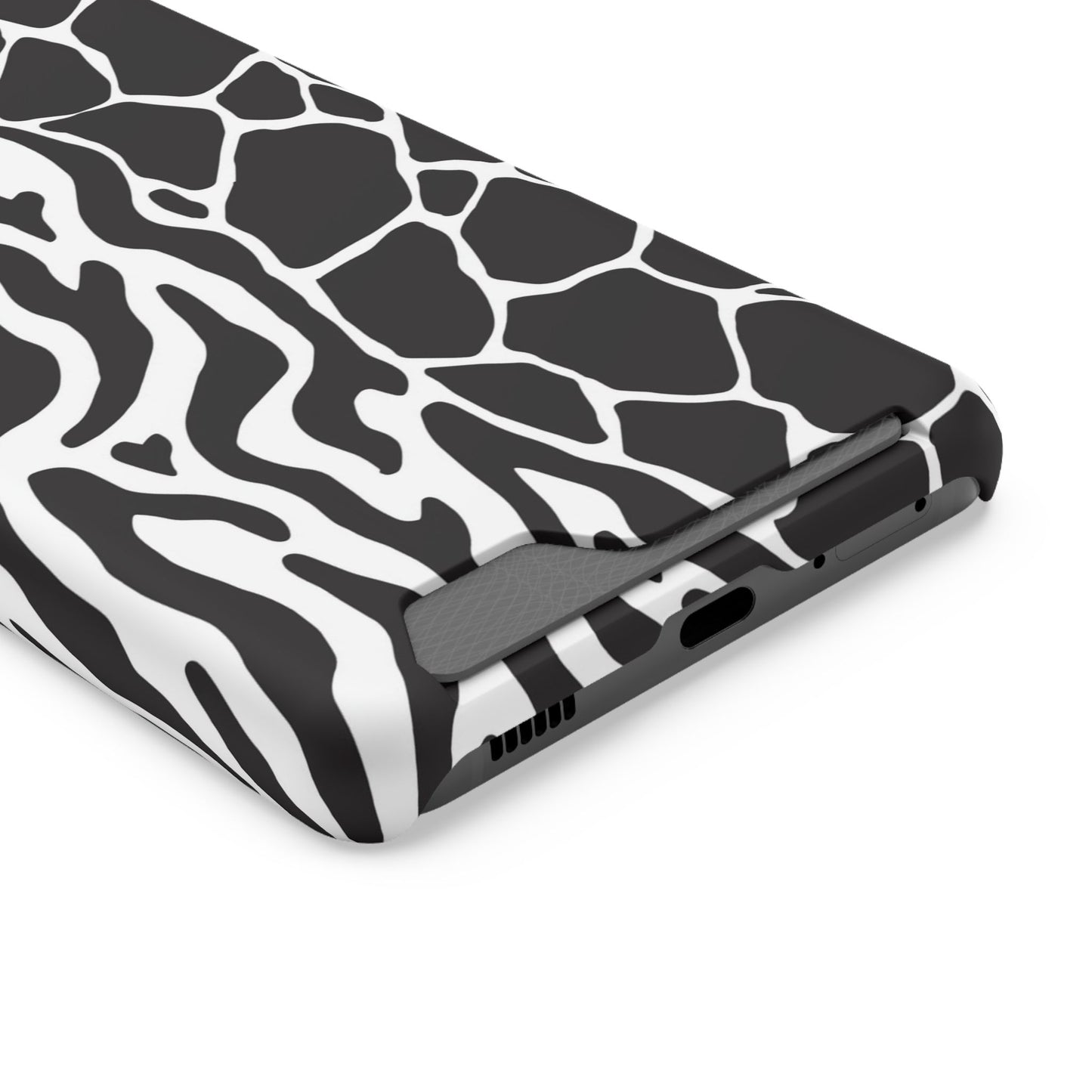 Animal Print Phone Case — Zebra & Giraffe Edition with Card Holder — Slim, Stylish, MagSafe