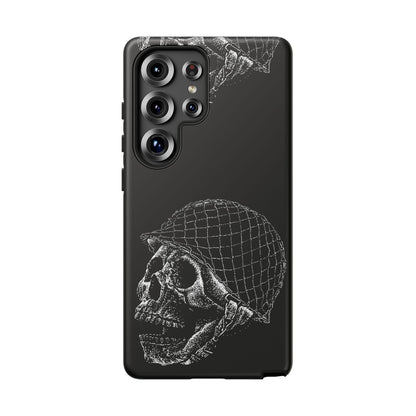 Skull Soldier Phone Case — Military Helmet Skull Tough Case