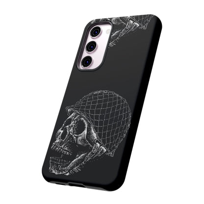 Skull Soldier Phone Case — Military Helmet Skull Tough Case