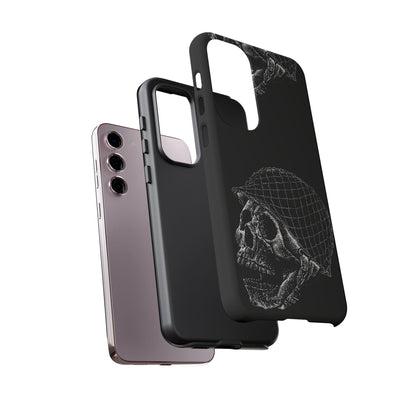 Skull Soldier Phone Case — Military Helmet Skull Tough Case
