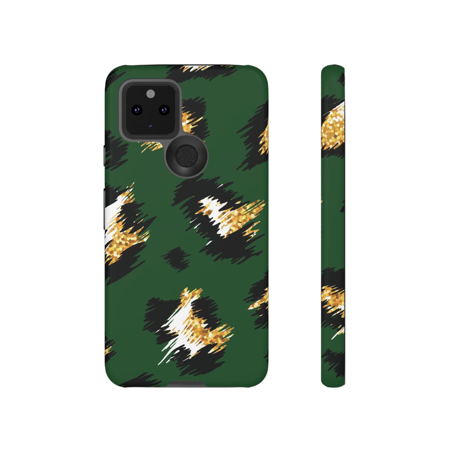 Green Leopard Print Phone Case – Tough Protective iPhone Cover