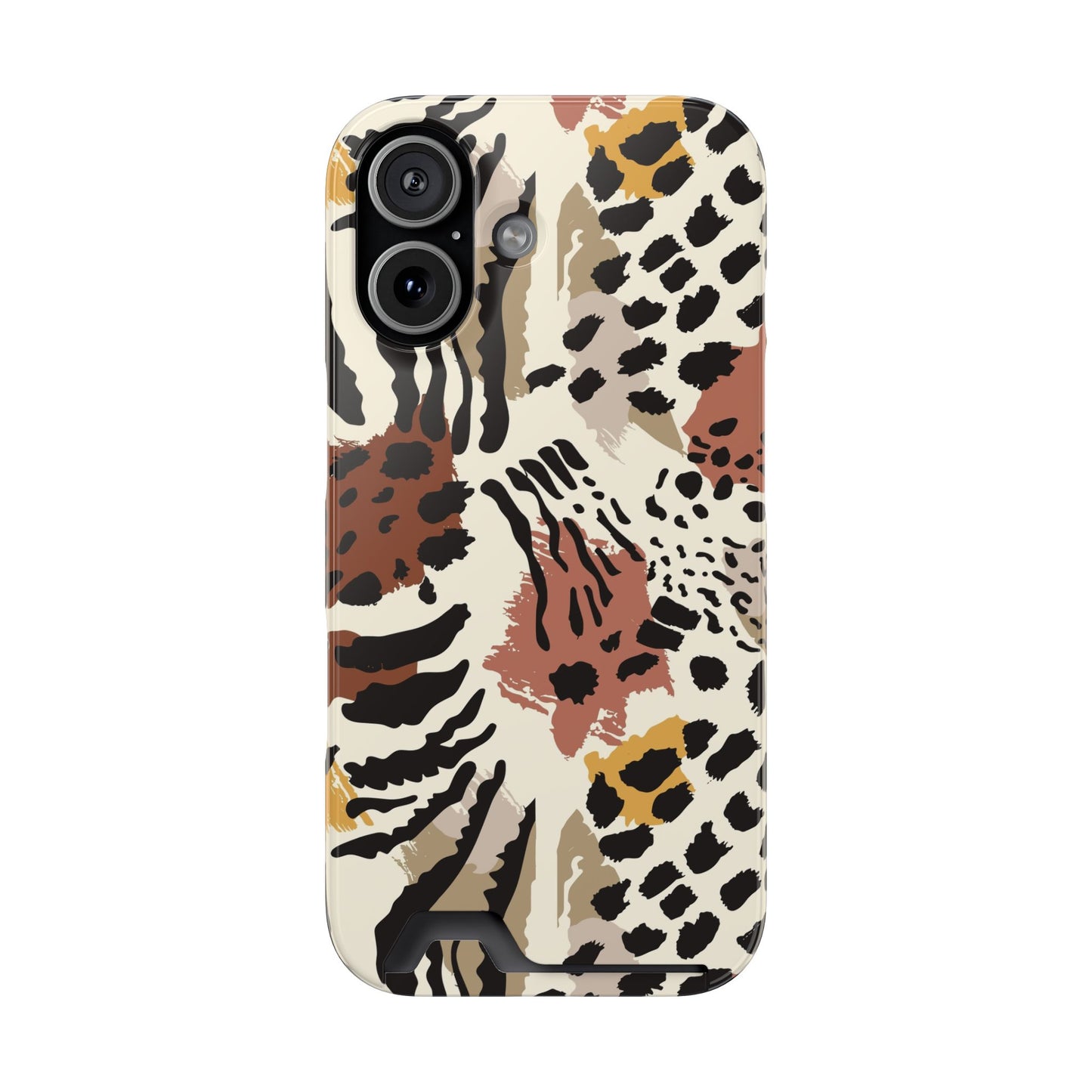 Savage Golden Leopard MagSafe Case With Card Holder