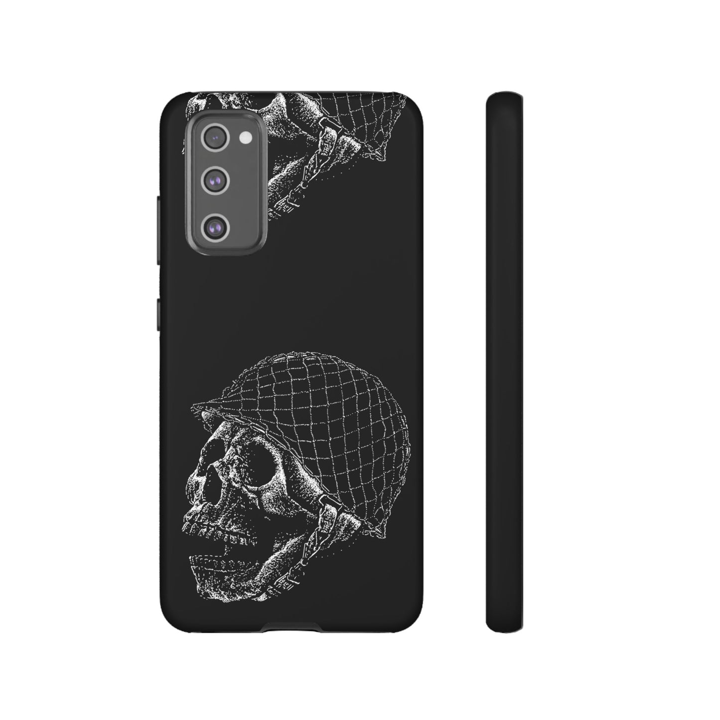 Skull Soldier Phone Case — Military Helmet Skull Tough Case