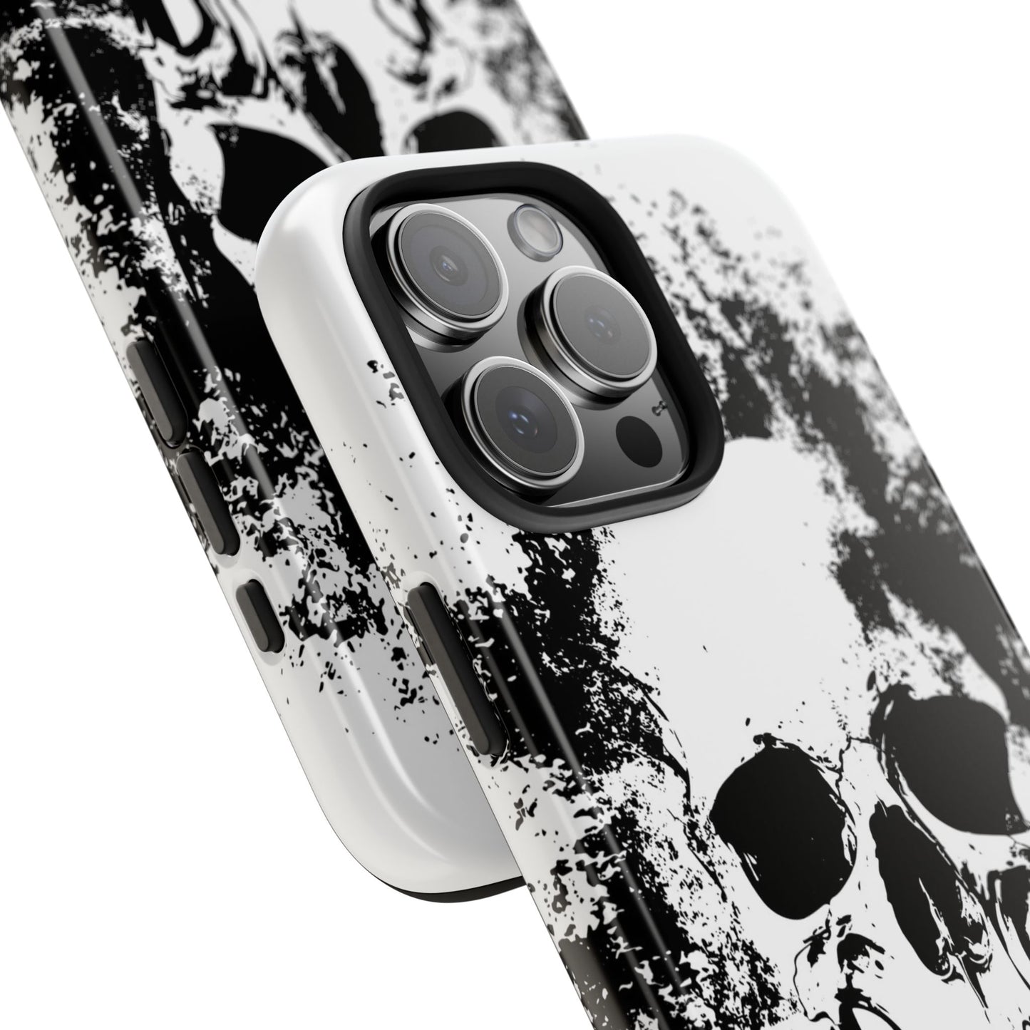 Ink Skull IPhone Case — MagSafe Compatible Protective Cover