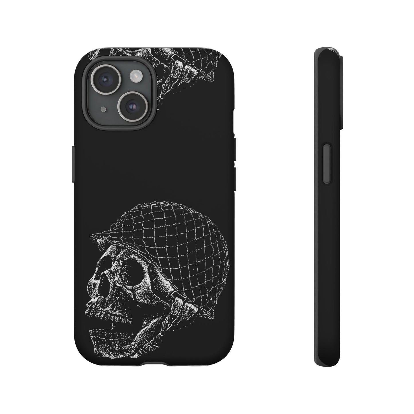 Skull Soldier Phone Case — Military Helmet Skull Tough Case