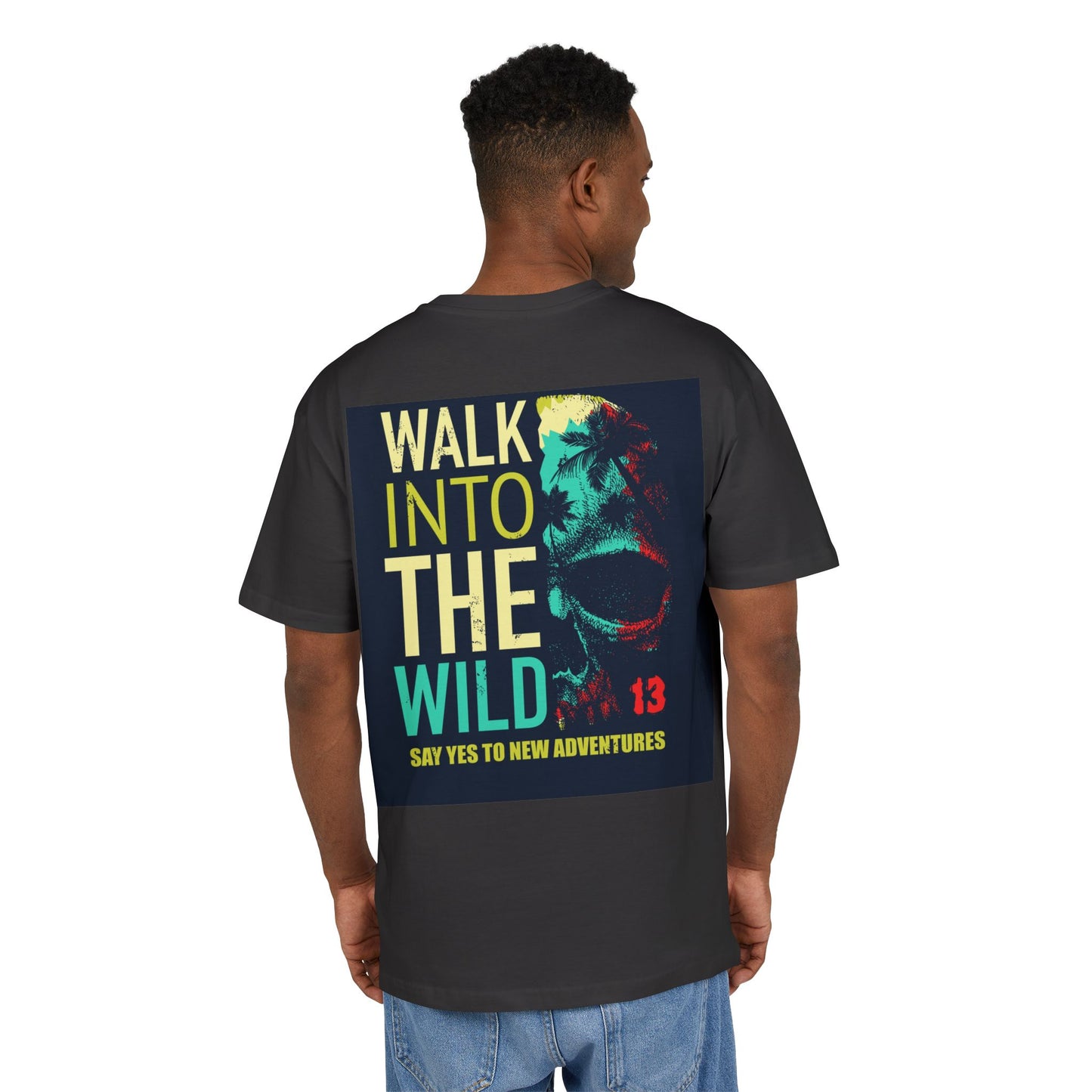 Skull Sunglasses Tee — "Walk Into The Wild" Adventure Graphic T‑Shirt