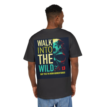 Skull Sunglasses Tee — "Walk Into The Wild" Adventure Graphic T‑Shirt