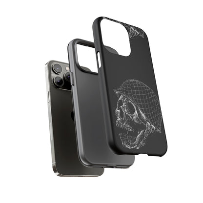 Skull Soldier Phone Case — Military Helmet Skull Tough Case