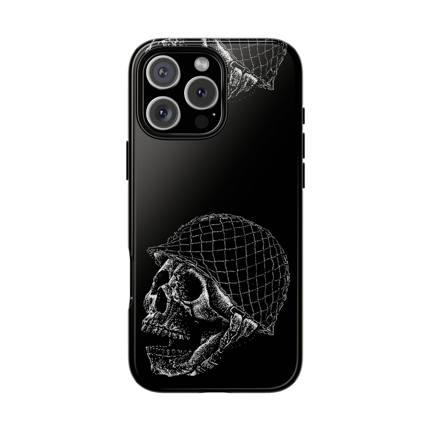 Skull Soldier Phone Case — Military Helmet Skull Tough Case