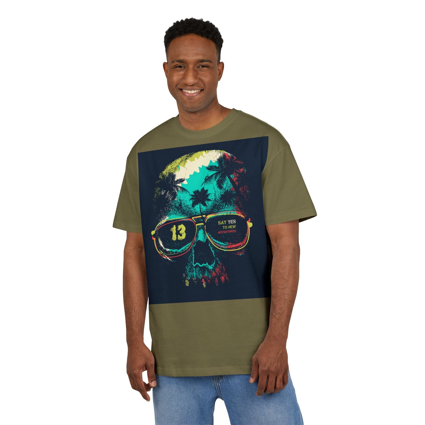 Skull Sunglasses Tee — "Walk Into The Wild" Adventure Graphic T‑Shirt