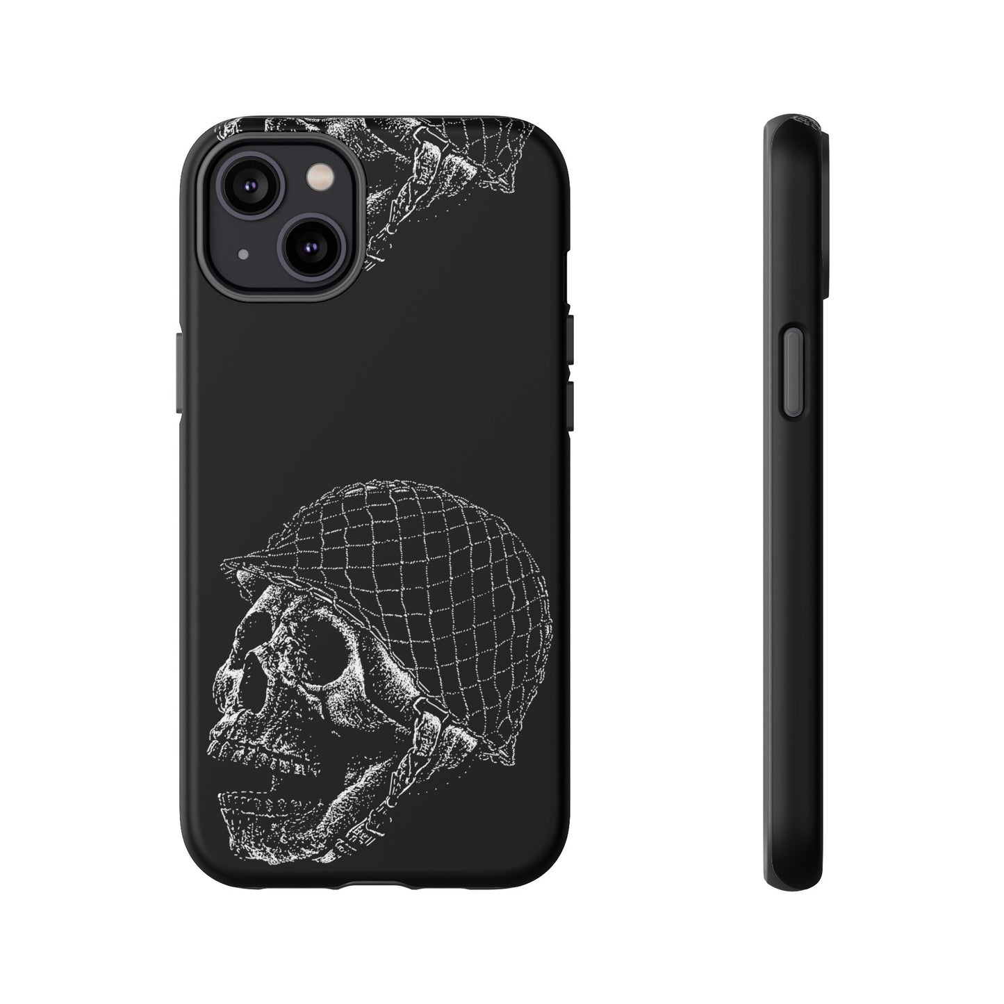 Skull Soldier Phone Case — Military Helmet Skull Tough Case
