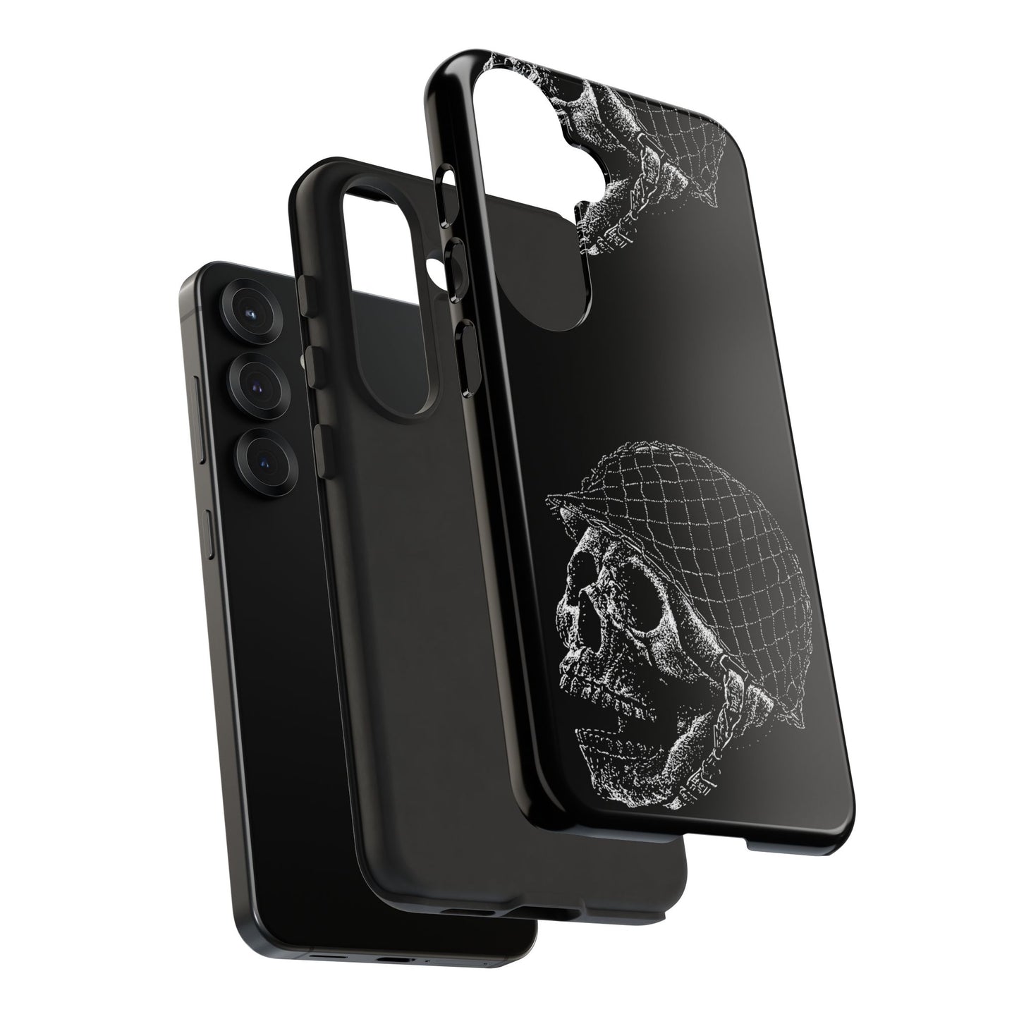Skull Soldier Phone Case — Military Helmet Skull Tough Case