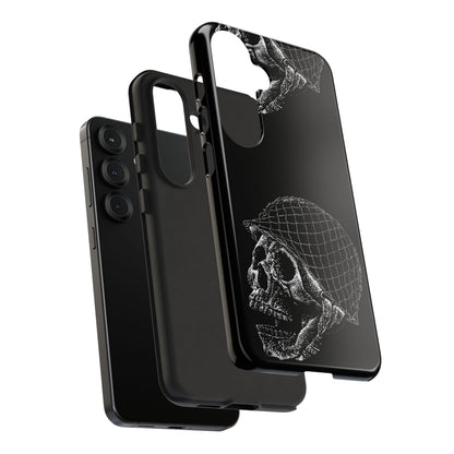 Skull Soldier Phone Case — Military Helmet Skull Tough Case
