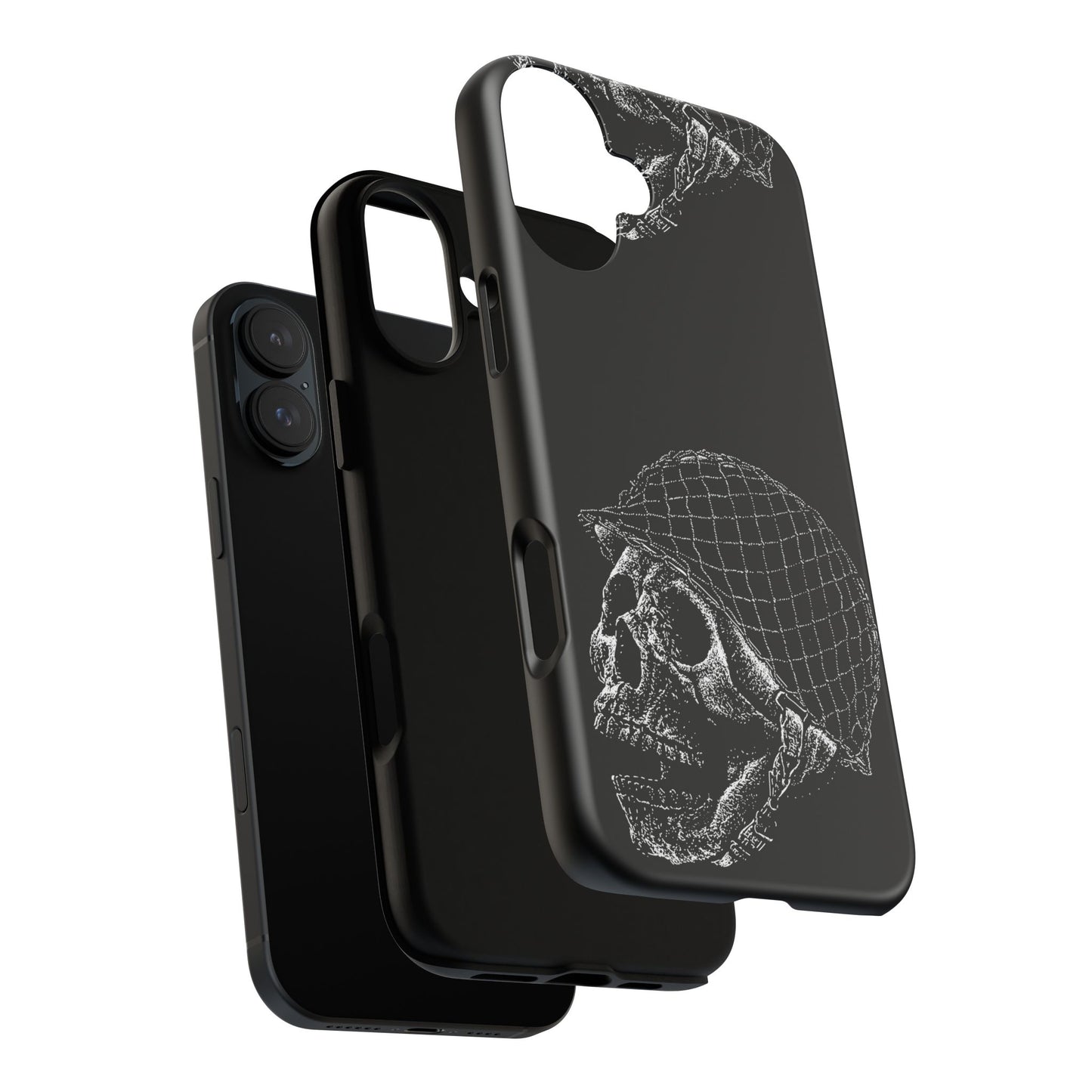Skull Soldier Phone Case — Military Helmet Skull Tough Case