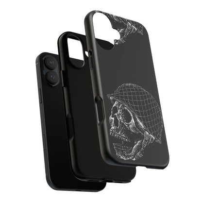 Skull Soldier Phone Case — Military Helmet Skull Tough Case