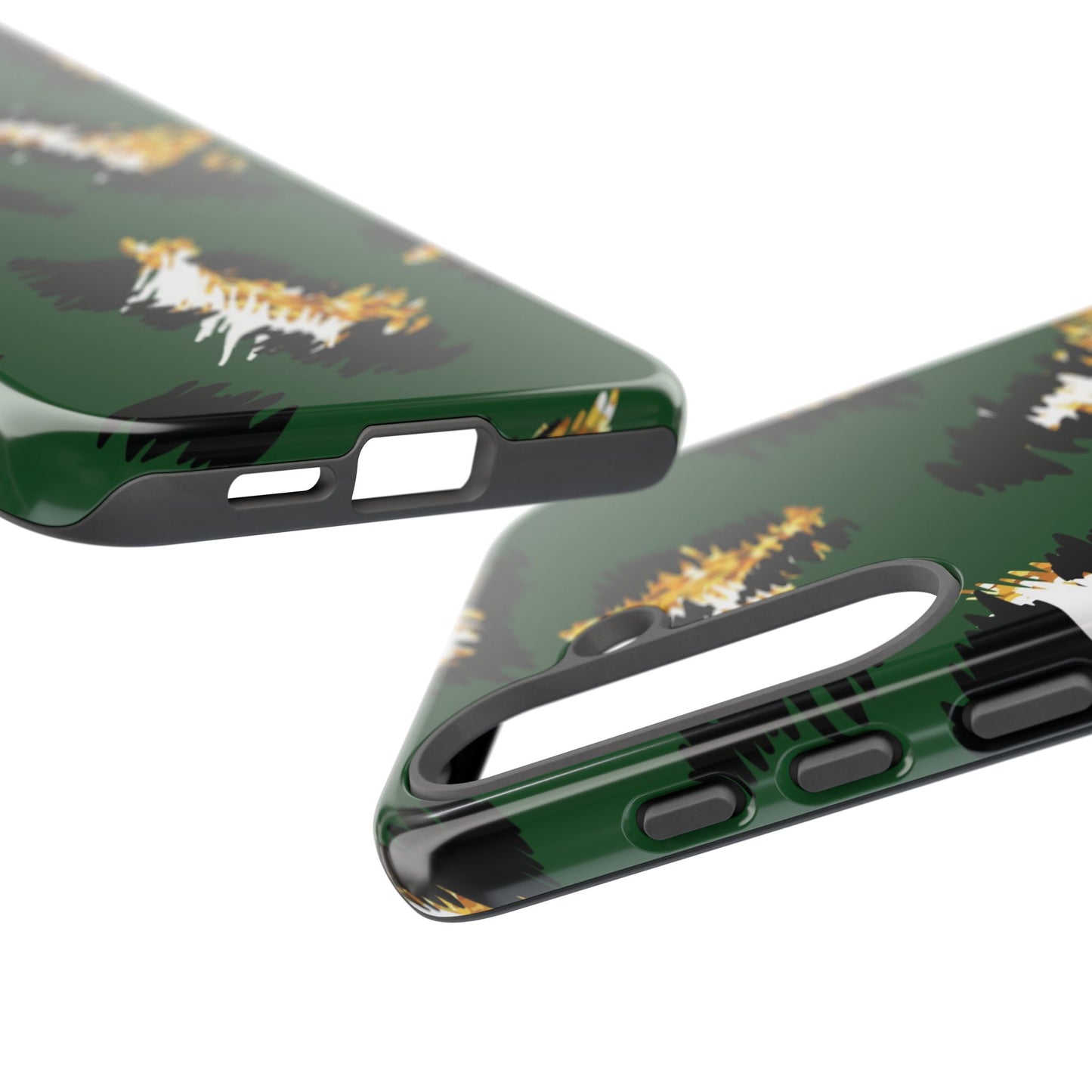 Green Leopard Print Phone Case – Tough Protective iPhone Cover