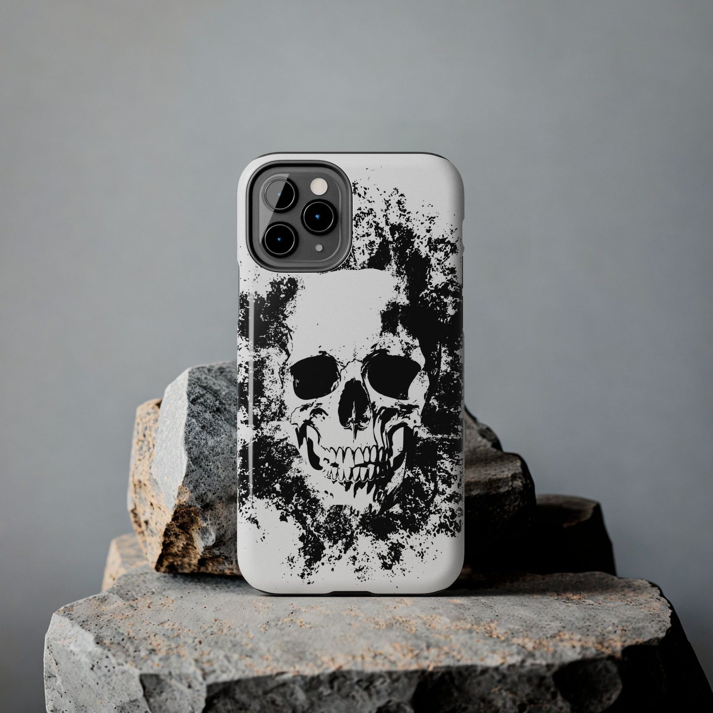 Ink Skull IPhone Case — MagSafe Compatible Protective Cover