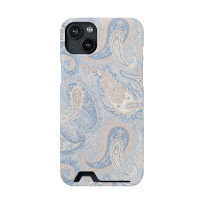Premium Paisley MagSafe Cardholder Case — Slim Protective Wallet Cover