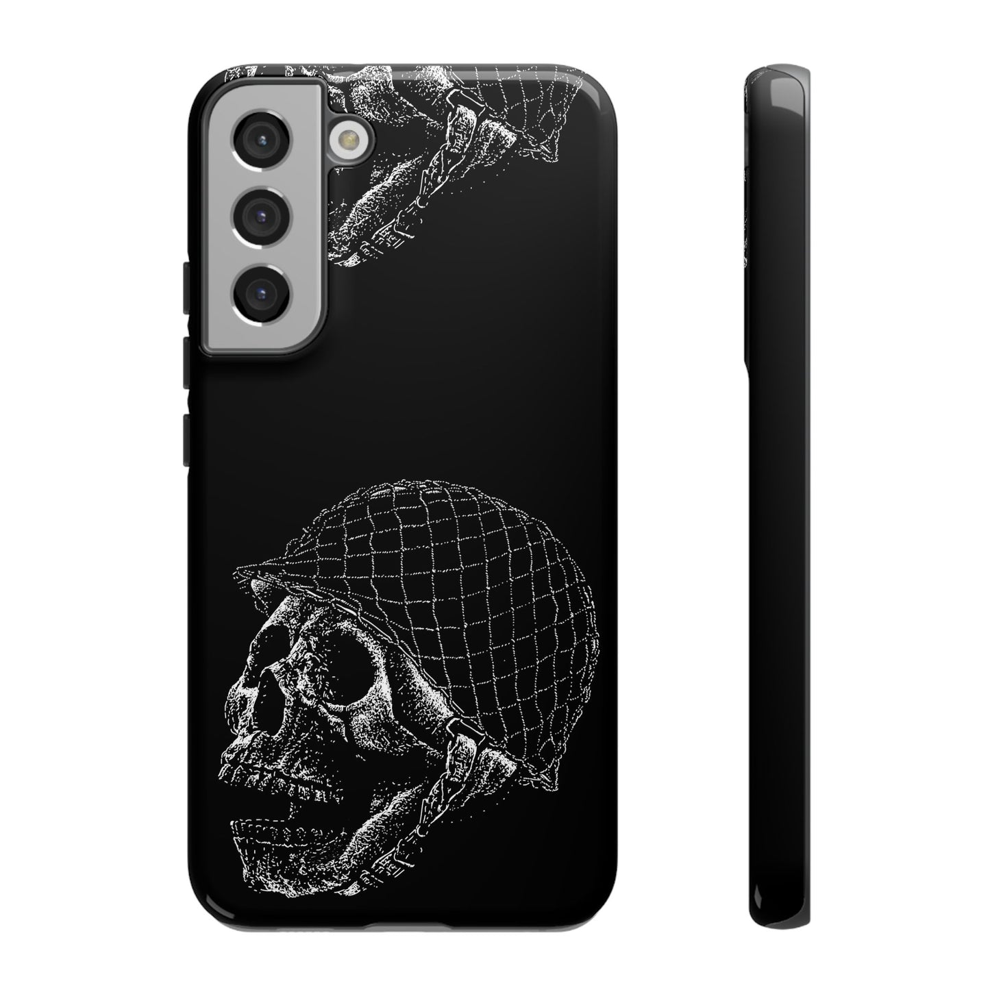 Skull Soldier Phone Case — Military Helmet Skull Tough Case