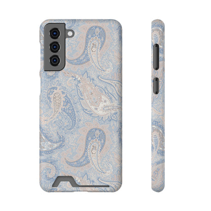 Premium Paisley MagSafe Cardholder Case — Slim Protective Wallet Cover