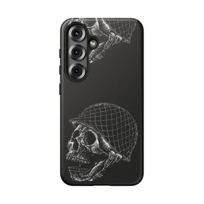 Skull Soldier Phone Case — Military Helmet Skull Tough Case