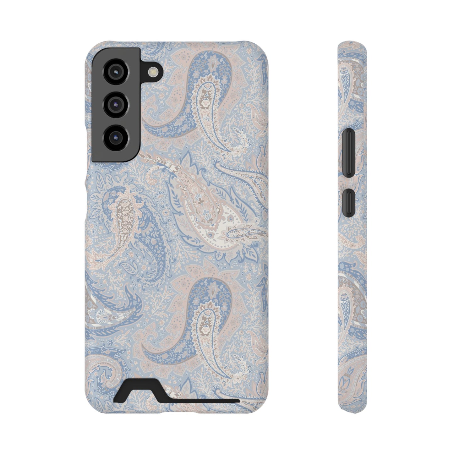 Premium Paisley MagSafe Cardholder Case — Slim Protective Wallet Cover