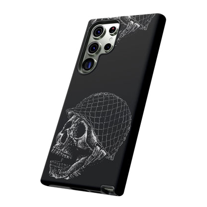 Skull Soldier Phone Case — Military Helmet Skull Tough Case