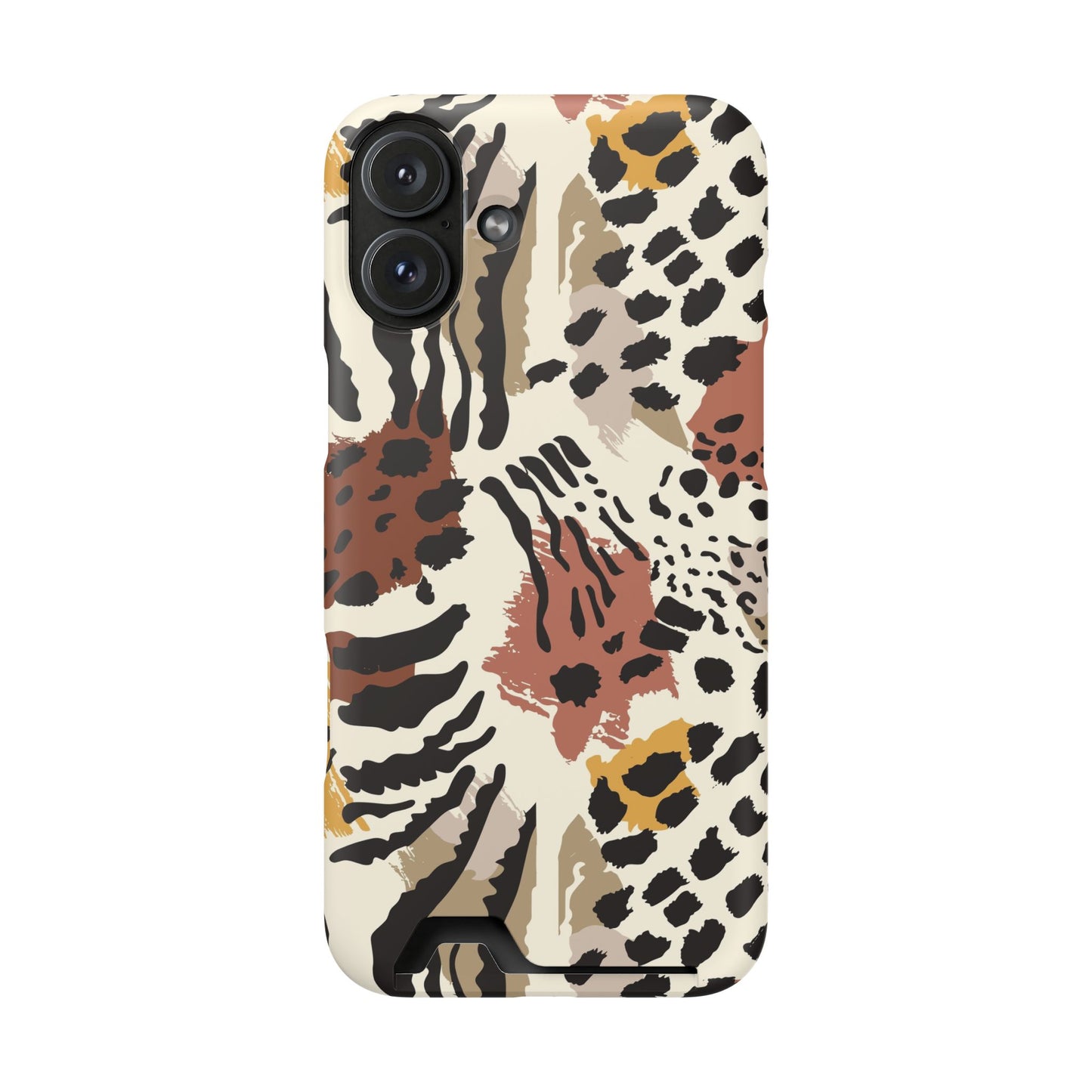 Savage Golden Leopard MagSafe Case With Card Holder