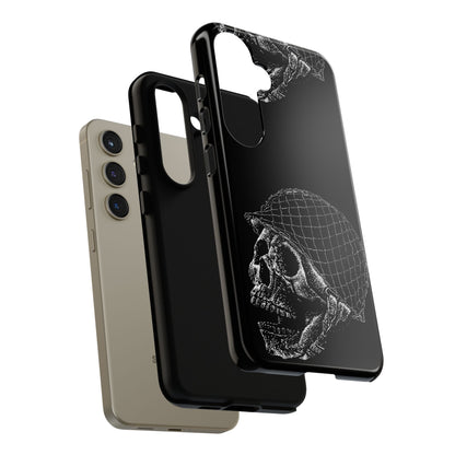 Skull Soldier Phone Case — Military Helmet Skull Tough Case
