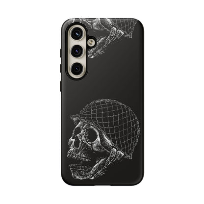 Skull Soldier Phone Case — Military Helmet Skull Tough Case
