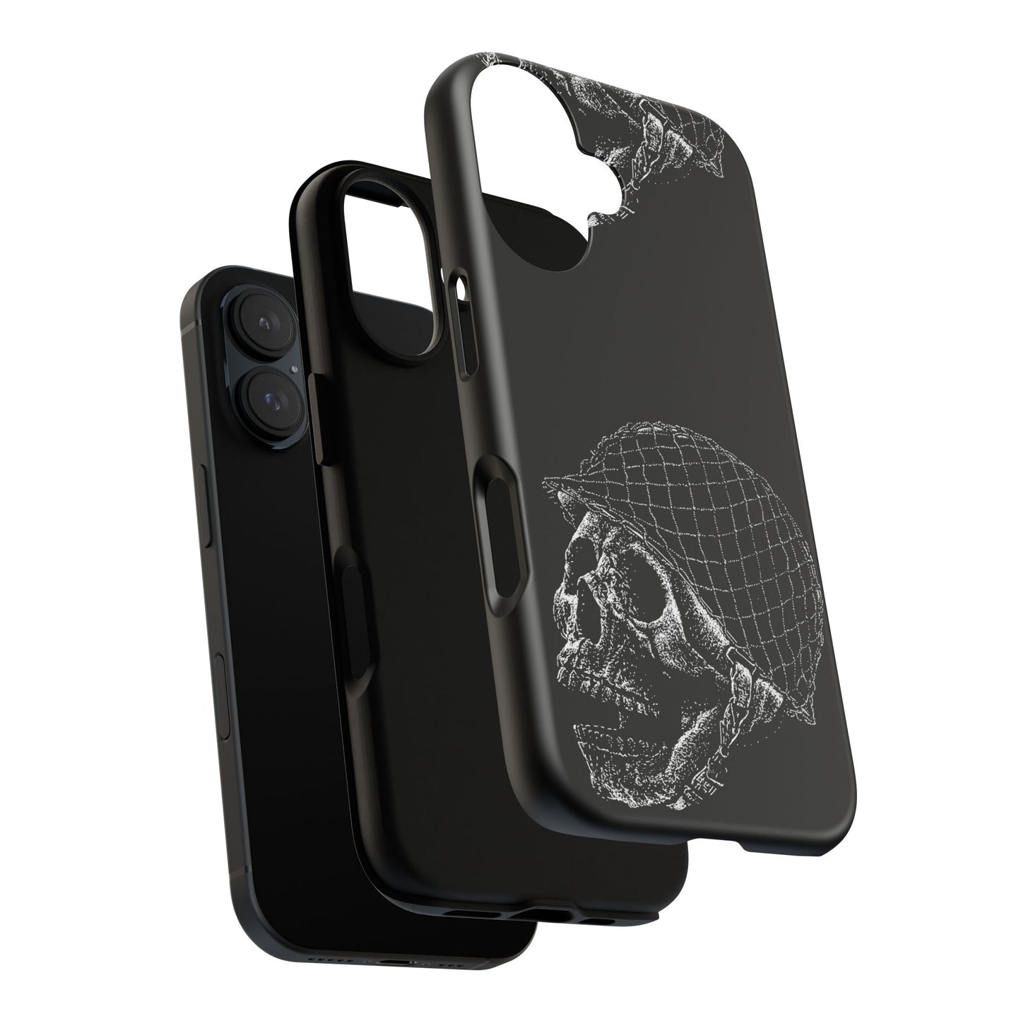 Skull Soldier Phone Case — Military Helmet Skull Tough Case