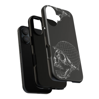 Skull Soldier Phone Case — Military Helmet Skull Tough Case