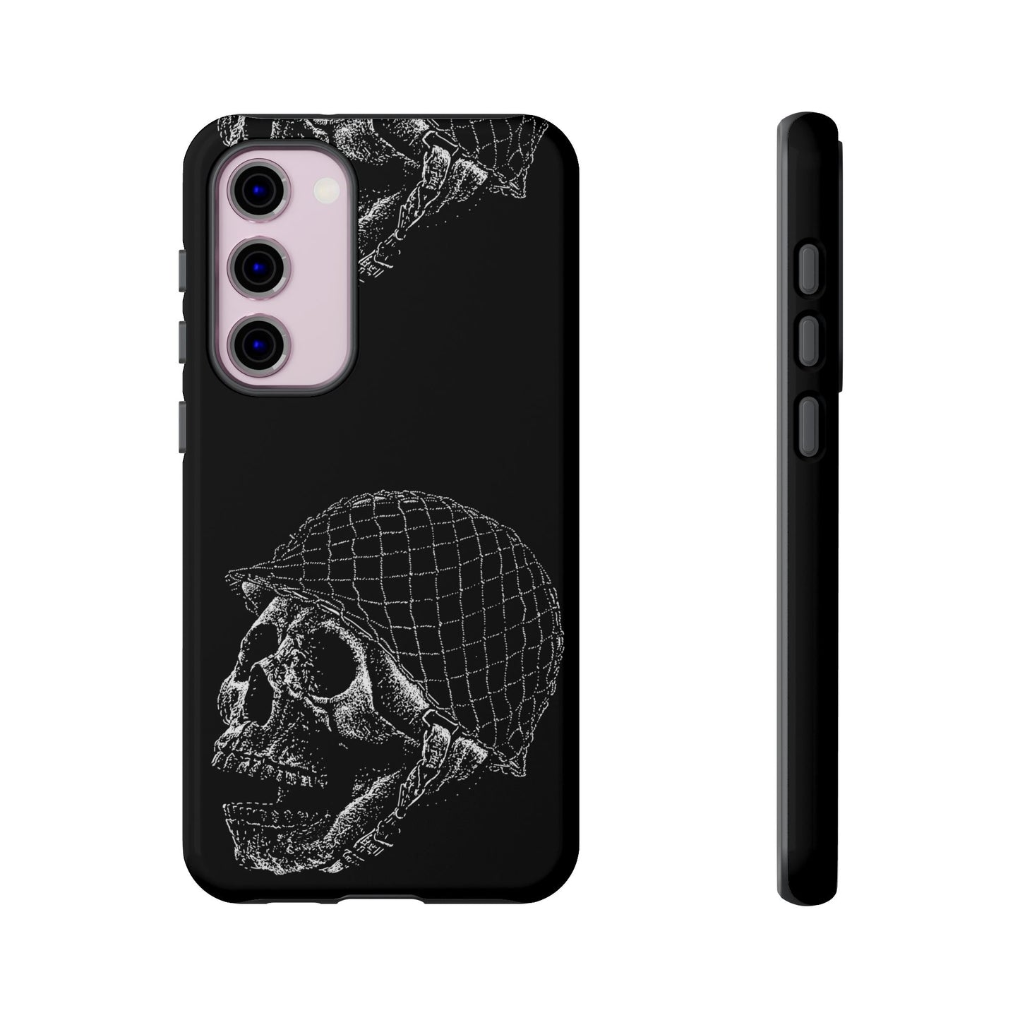 Skull Soldier Phone Case — Military Helmet Skull Tough Case