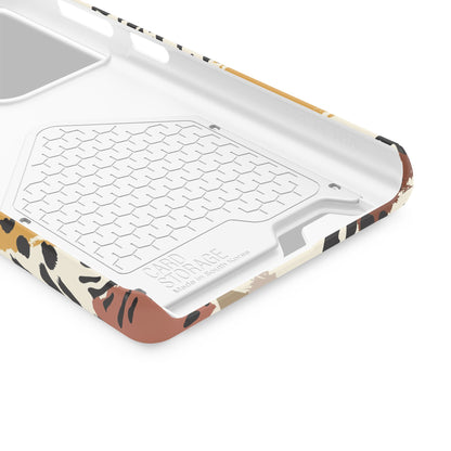 Savage Golden Leopard MagSafe Case With Card Holder