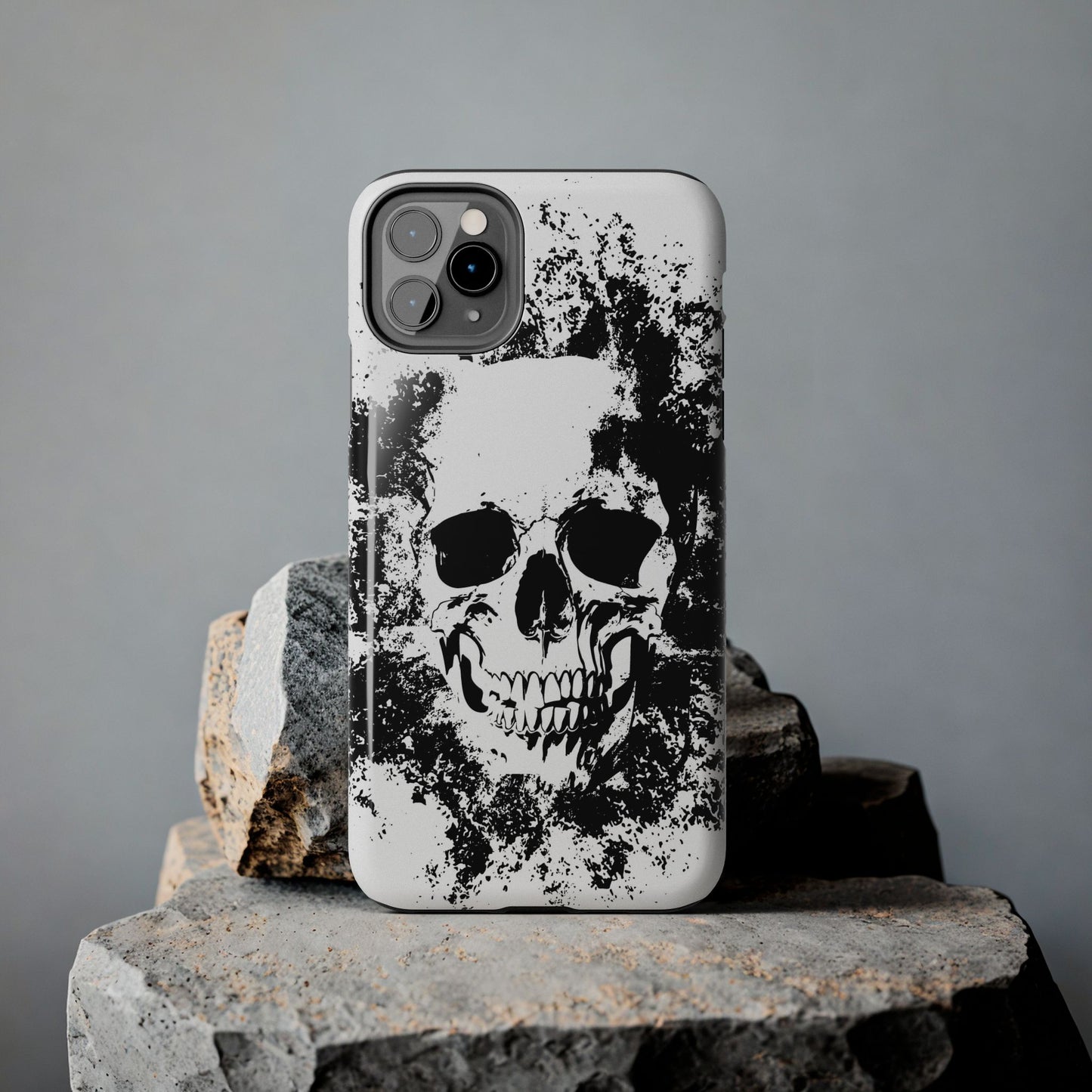 Ink Skull IPhone Case — MagSafe Compatible Protective Cover