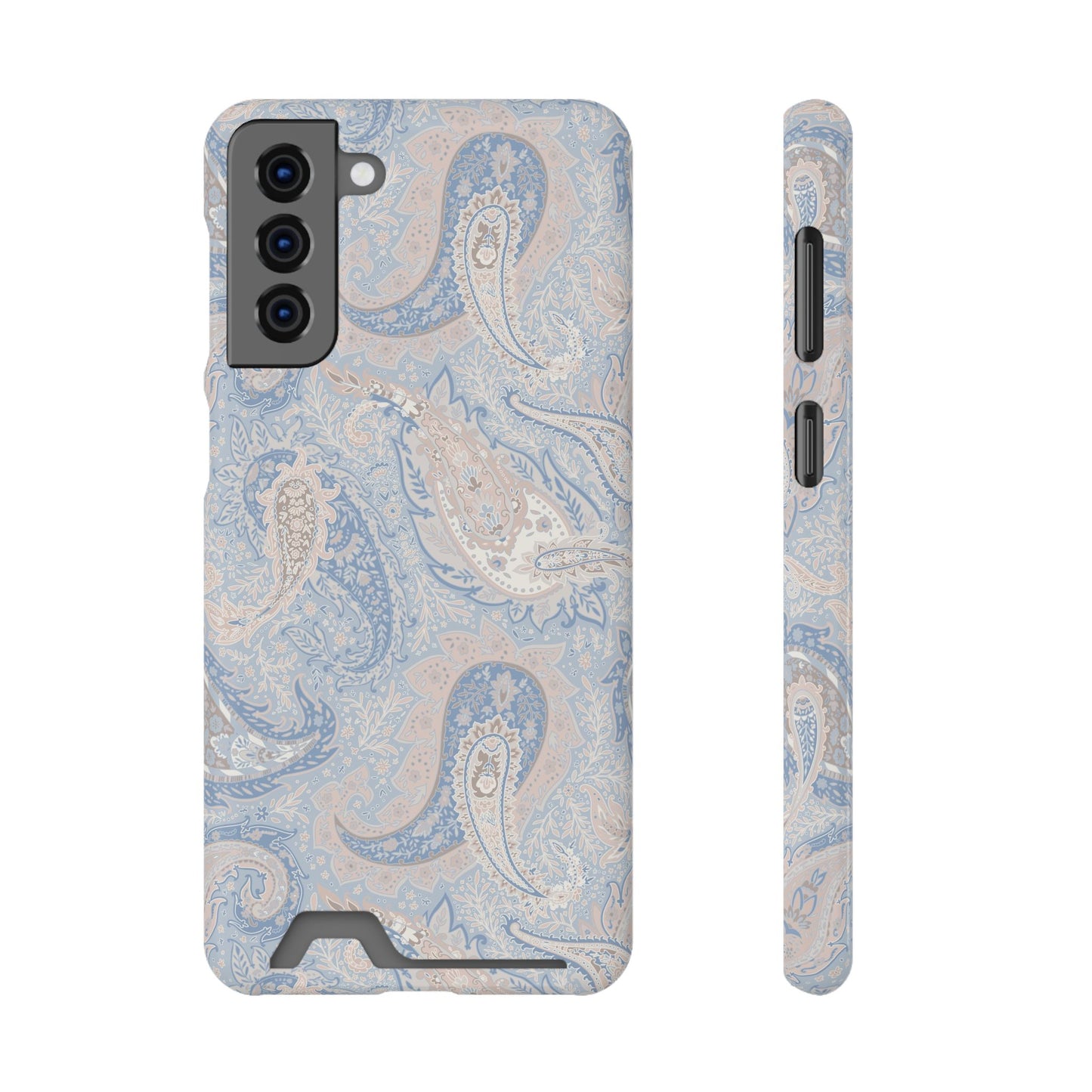 Premium Paisley MagSafe Cardholder Case — Slim Protective Wallet Cover