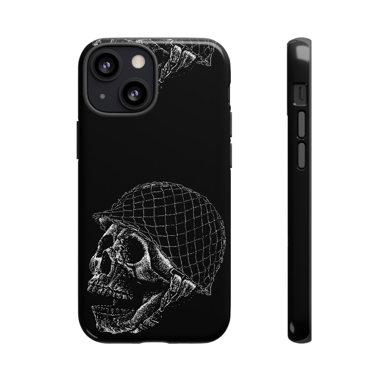 Skull Soldier Phone Case — Military Helmet Skull Tough Case