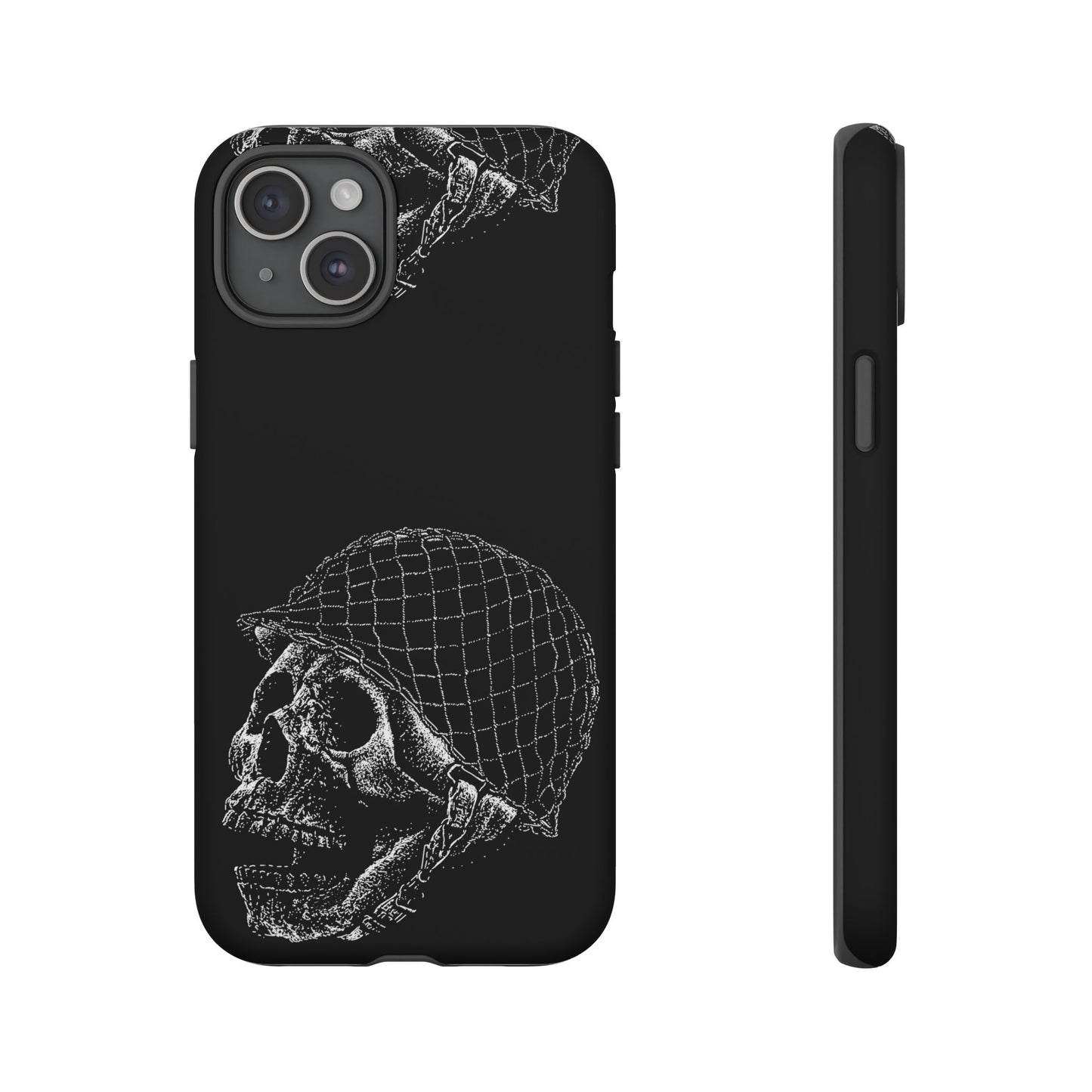 Skull Soldier Phone Case — Military Helmet Skull Tough Case