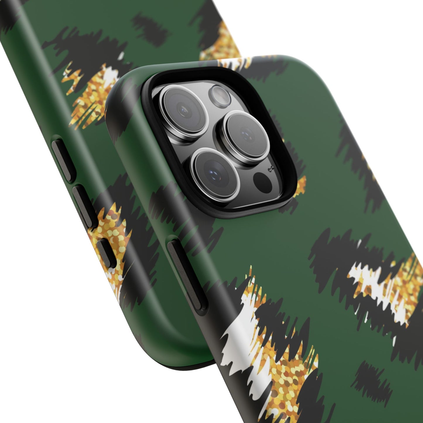 Green Leopard Print Phone Case – Tough Protective iPhone Cover