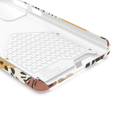 Savage Golden Leopard MagSafe Case With Card Holder