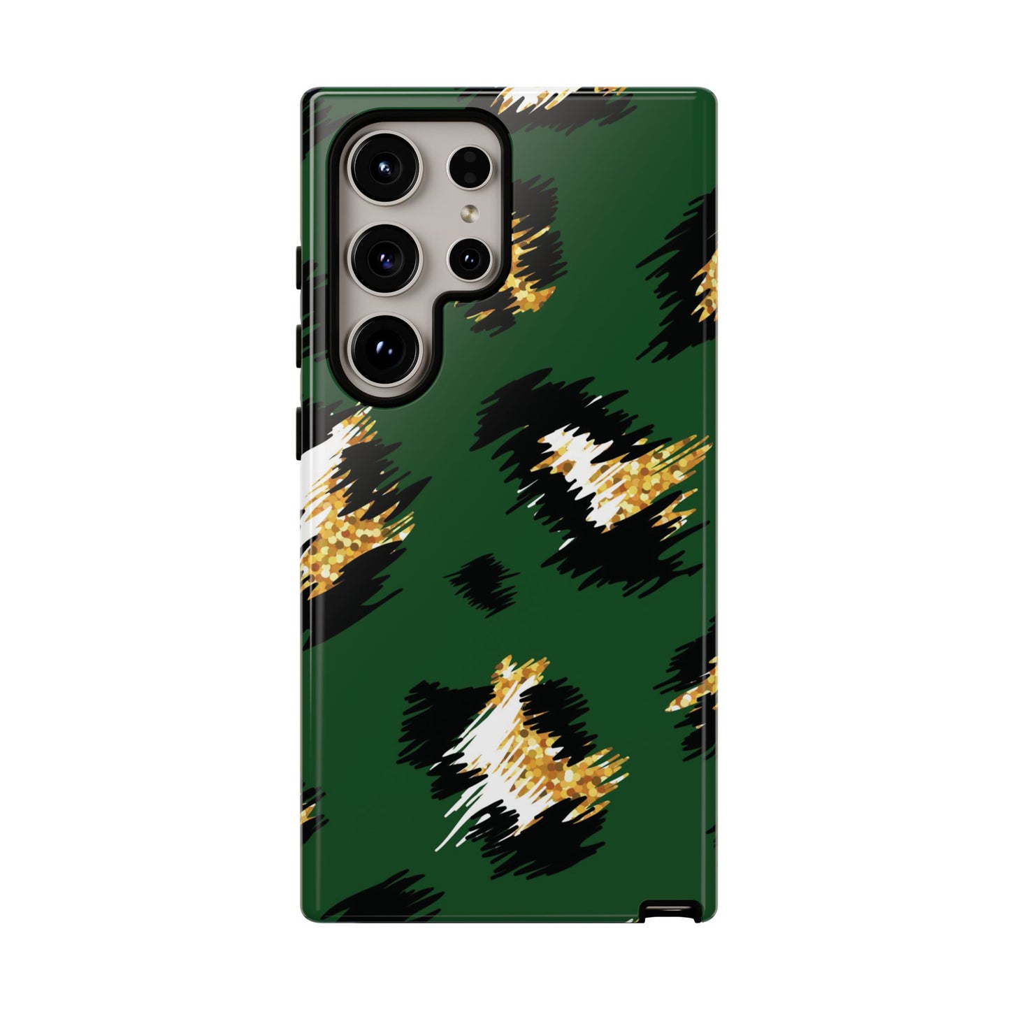 Green Leopard Print Phone Case – Tough Protective iPhone Cover