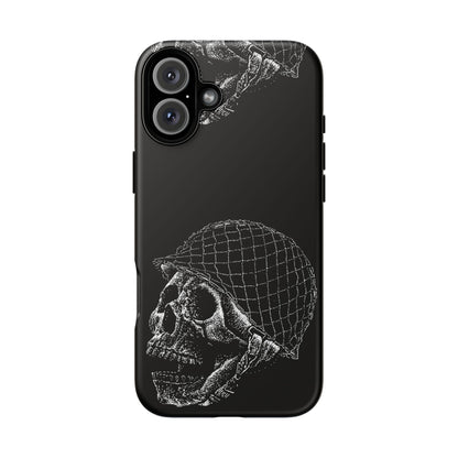 Skull Soldier Phone Case — Military Helmet Skull Tough Case