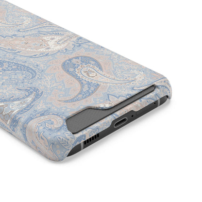 Premium Paisley MagSafe Cardholder Case — Slim Protective Wallet Cover
